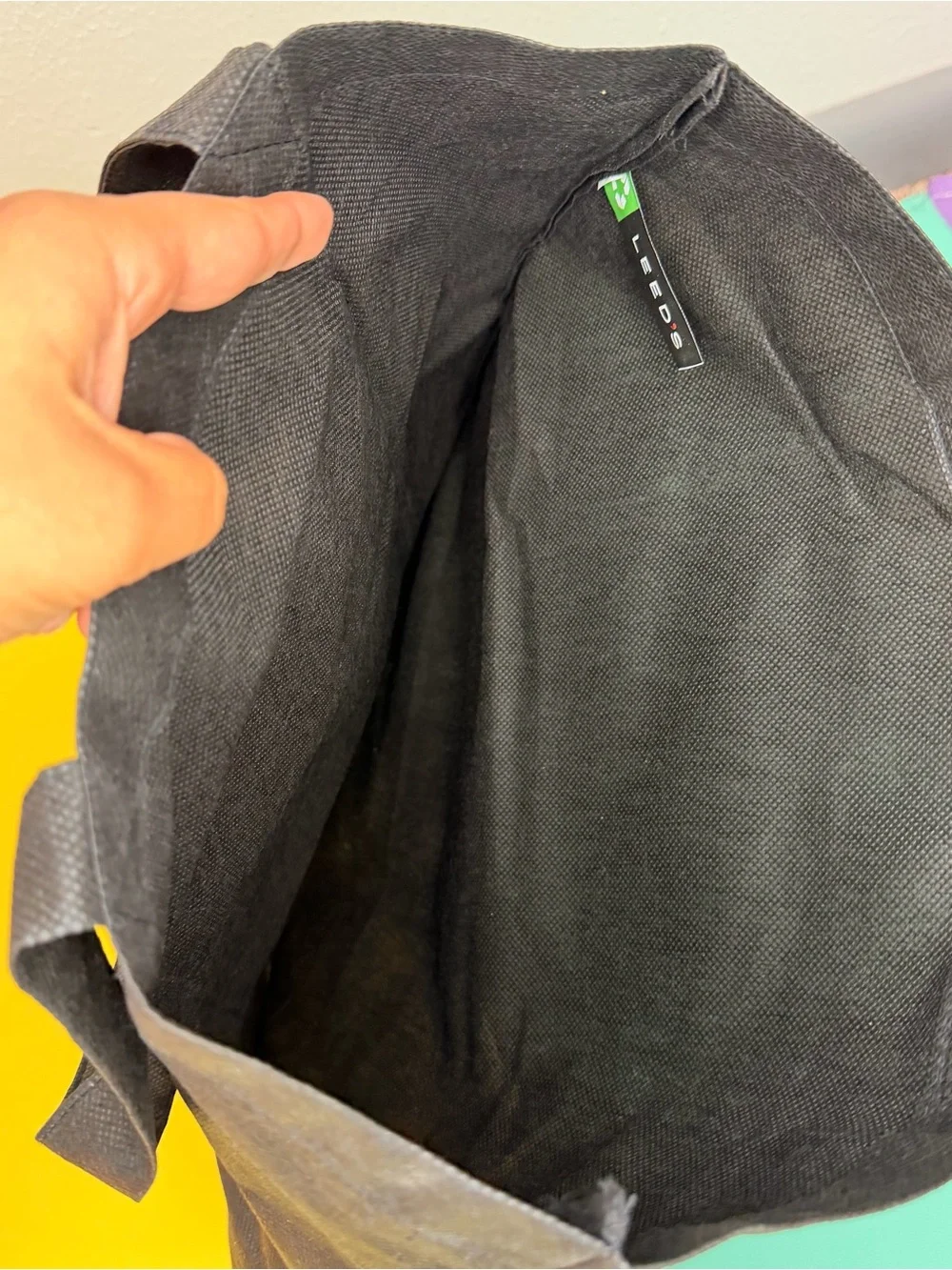 Marc Jacobs Black Tote with Front Zip Pocket
